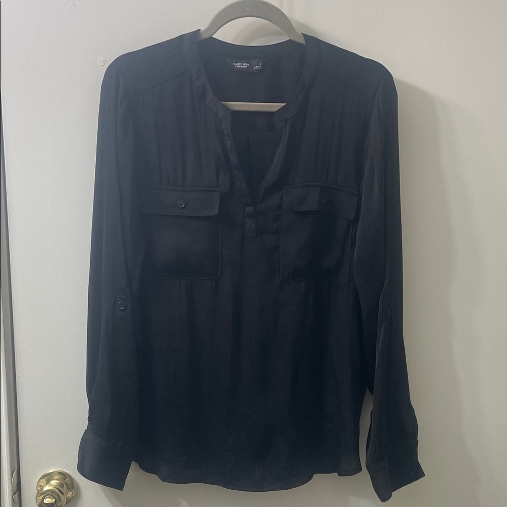 Simply Vera Vera Wang Black Top